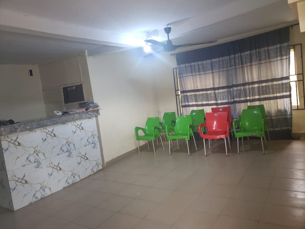 Clinic reception and waiting area